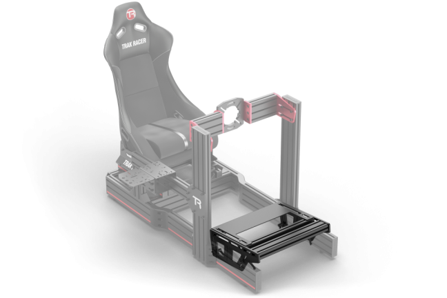Trak Racer Universal Pedal Mount System s profilem a opěrkou paty
