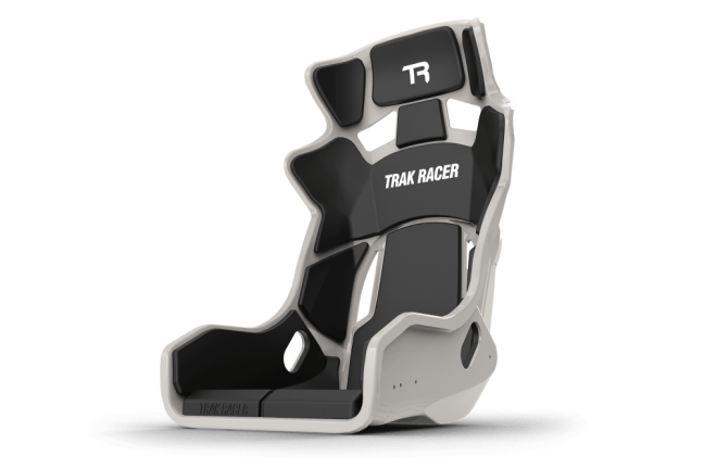 TR Series Fibreglass GT Sim Racing Seat — High Gloss Grey