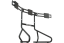 Trak Racer Freestanding Triple Monitor Stand MS-B33-EU