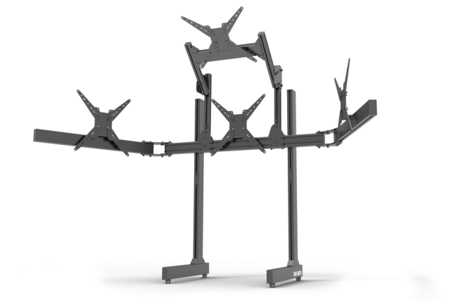 TR80-4M4-BLK Držák monitoru na horní profil