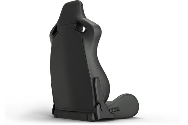 Recliner Sim Racing Seat — Premium Diamond-Stitched Leather-Style Finish