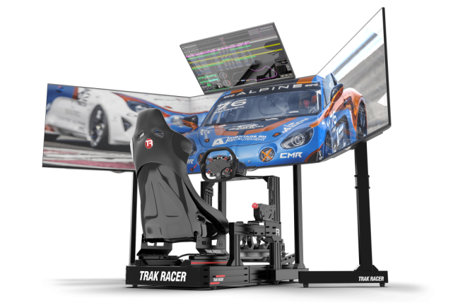 Trak Racer Freestanding Quad Monitor Stand MS-FM-QD2-FM-EU