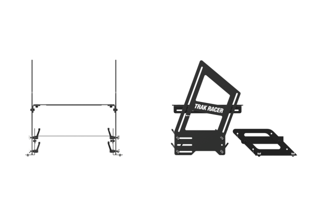 Trak Racer Universal Pedal Bracket System pro Inverted, Formula & GT Hybrid Pedals