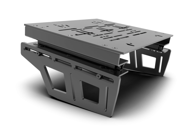 Trak Racer Quick-Adjust Dual Locking Pedal Slider System — Pro hliníkové profilové základny Trak Racer