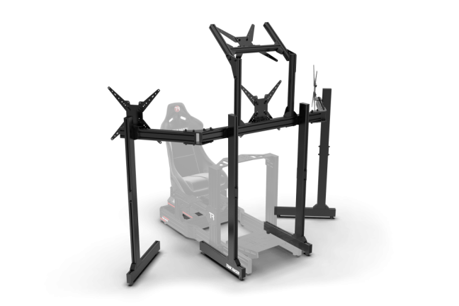 Trak Racer Freestanding Quad Monitor Stand MS-FM-QD2-FM-EU