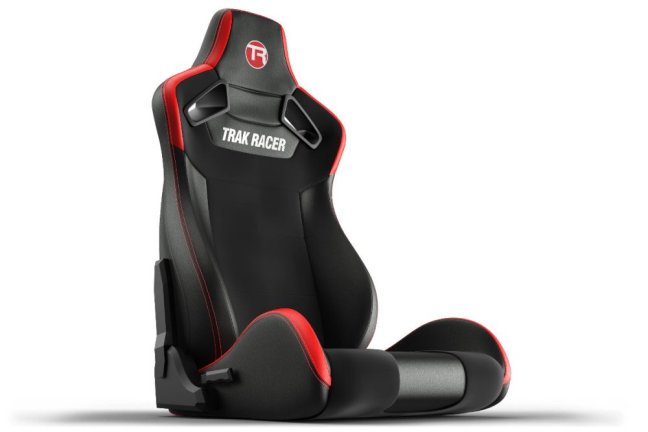 Recliner Sim Racing Seat — Premium Leather/Alcantara-Style Adjustable Seat