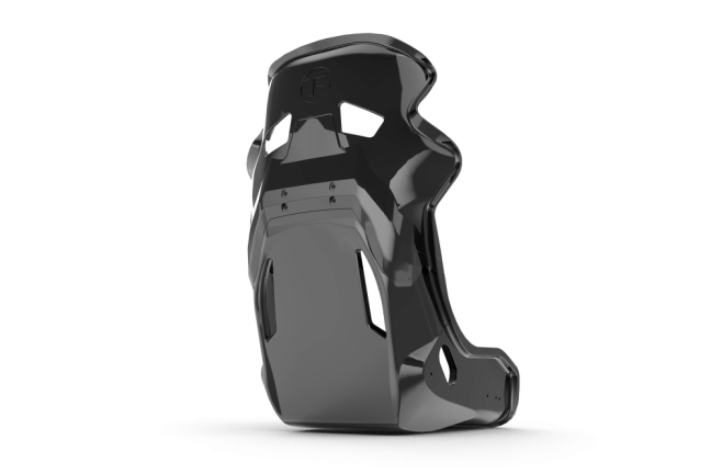 TR Series Fibreglass GT Sim Racing Seat — High Gloss Black