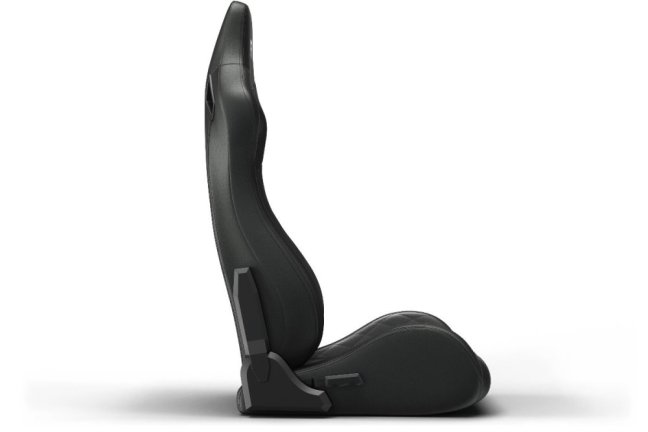 Recliner Sim Racing Seat — Premium Diamond-Stitched Leather-Style Finish