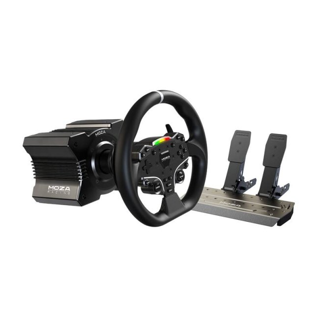 Gaming Set - Base R5 + Steering Wheel ES + Pedals SRP-Lite + Table Clamp MOZA RACING R5 RS20 (PC)