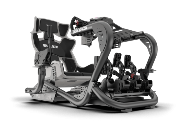 TR Series Fibreglass GT Sim Racing Seat — High Gloss Grey
