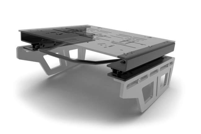 Trak Racer Quick-Adjust Dual Locking Pedal Slider System — Pro hliníkové profilové základny Trak Racer