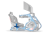 Trak Racer Univerzální držák řazení pro Alpine Racing TRX - Modrý