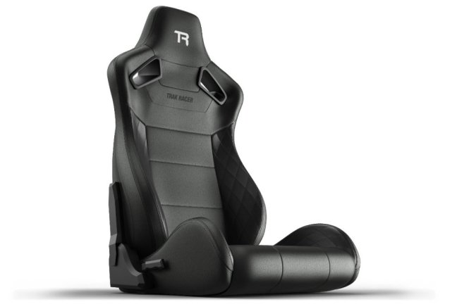 Recliner Sim Racing Seat — Premium Diamond-Stitched Leather-Style Finish
