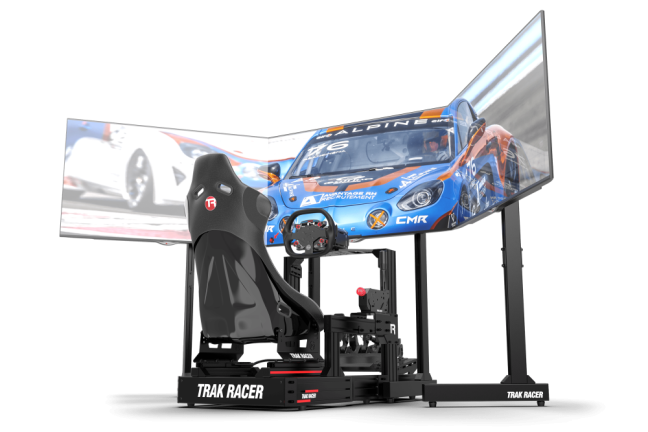 Freestanding Trojitý Stojan Trak Racer pro monitory až 55"