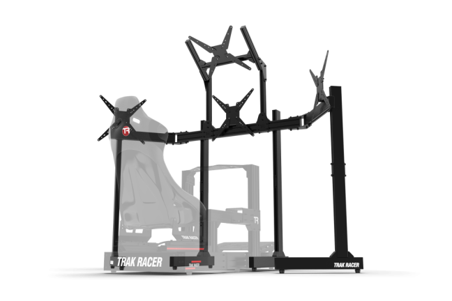 Trak Racer Freestanding Quad Monitor Stand MS-FM-QD2-FM-EU