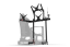 Stojan na 4 monitory Trak Racer MS-FM-QD-EU