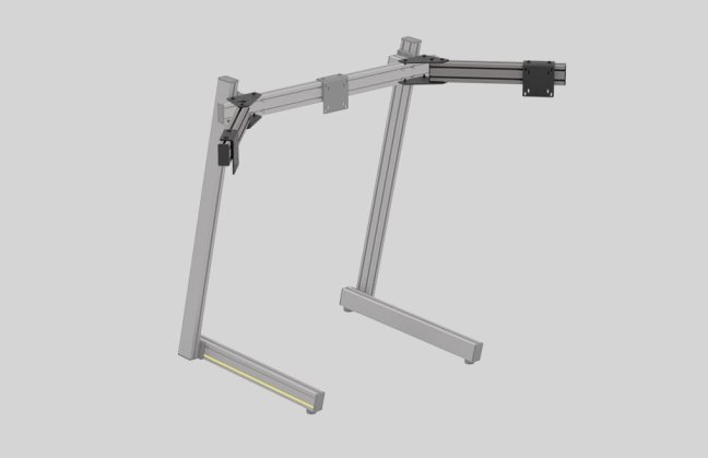 FREESTANDING TRIPLE MONITOR ADD ON